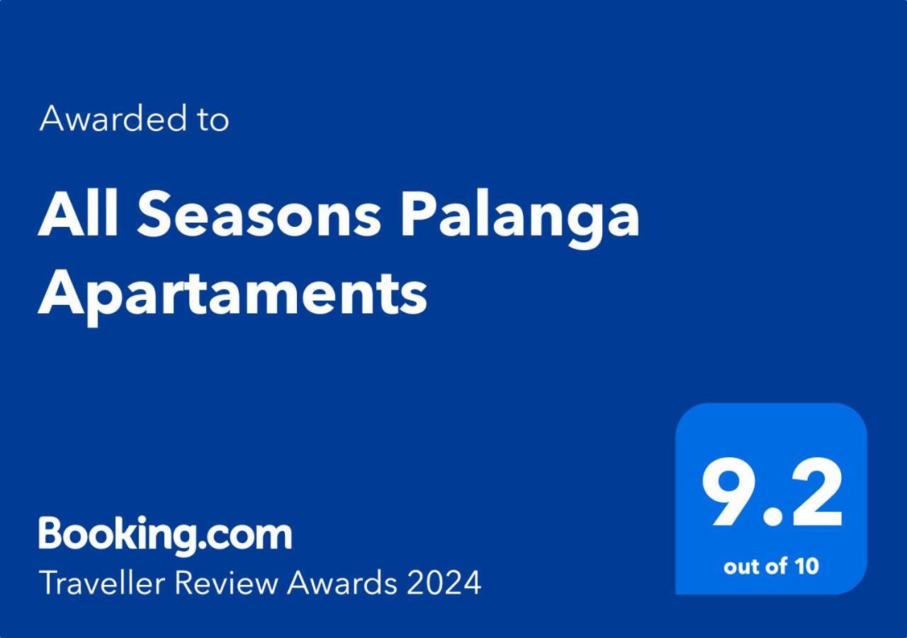 All Seasons Palanga Apartaments Esterno foto